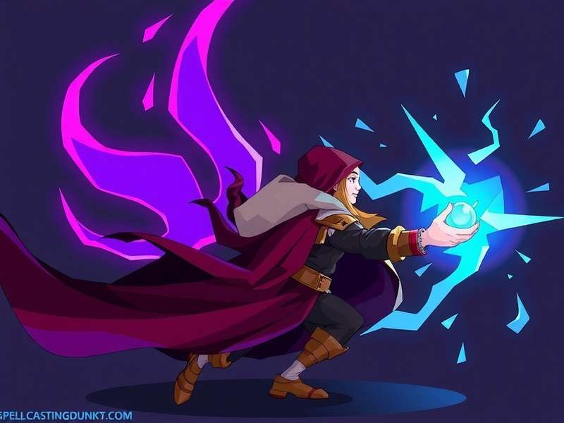 Spellcasting Dunker unique gameplay Spellcasting Dunker gameplay showing spell casting mechanics